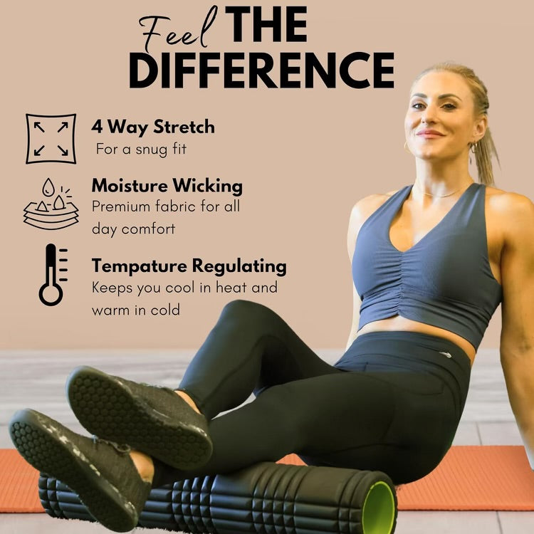 Women’s Compression High Waisted Leggings Black