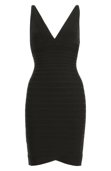 Bandage Cocktail Black Dress